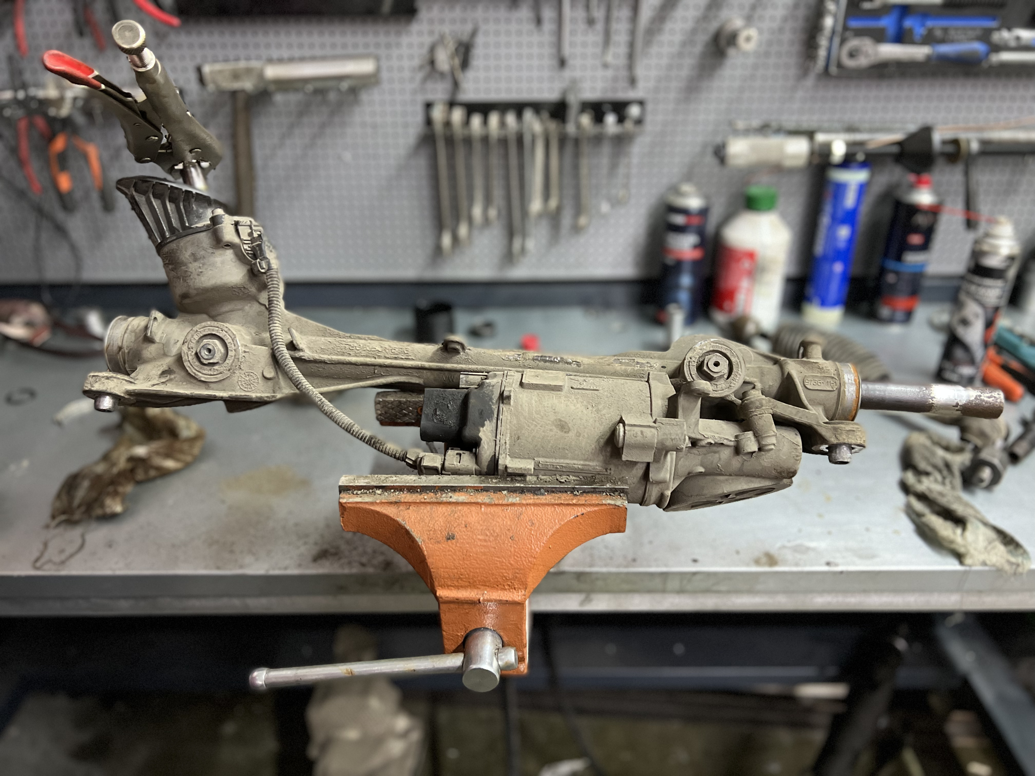 Ремонт рулевой рейки с ЭУР